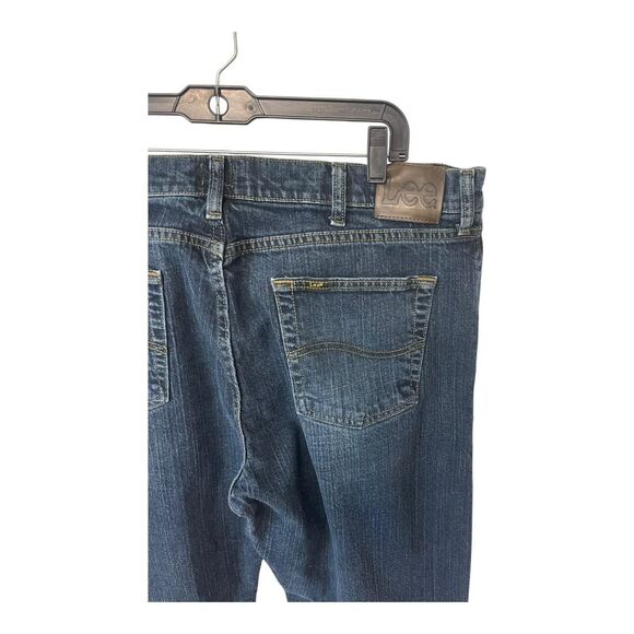 Lee Men's Blue and Navy Jeans - Picture 4 of 6
